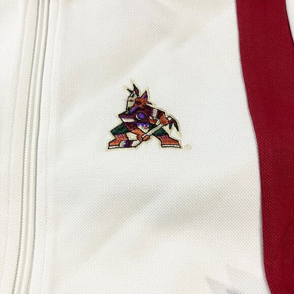 Tommy Hilfiger Arizona Coyotes Jacket Womens Small White Full Zip Logo‎ NHL New - Picture 4 of 8